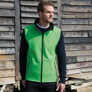 COOZO-Result Men's Printable Softshell Bodywarmer (R232M)