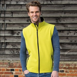 COOZO-Result Men's Printable Softshell Bodywarmer (R232M)