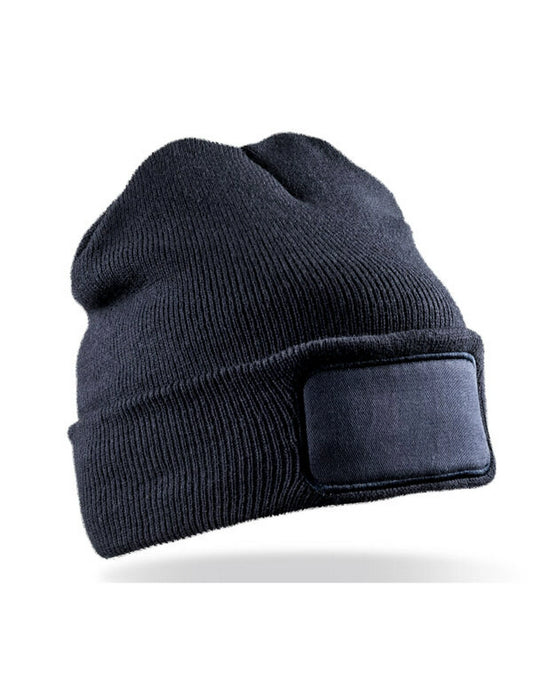 Result RC927X Recycled Double Knit Printers Beanie