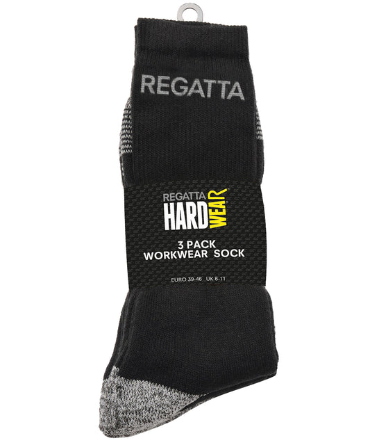 Regatta RG287 men's 3-pack work socks