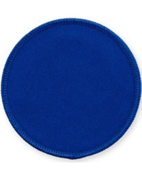 Ready Range RR01 Circular Badge with overlocked edge Great for print or embroidery(25 PACK)