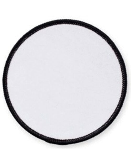 Ready Range RR01 Circular Badge with overlocked edge Great for print or embroidery(25 PACK)