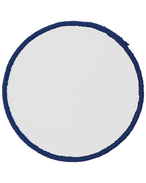 Ready Range RR01 Circular Badge with overlocked edge Great for print or embroidery(25 PACK)