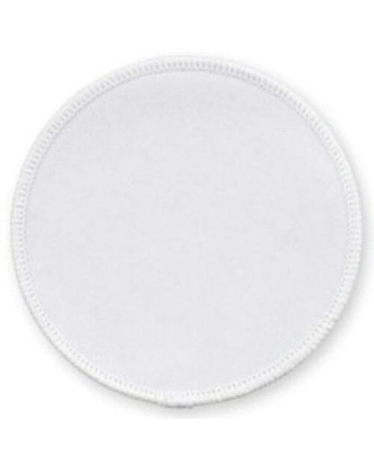 Ready Range RR01 Circular Badge with overlocked edge Great for print or embroidery(25 PACK)