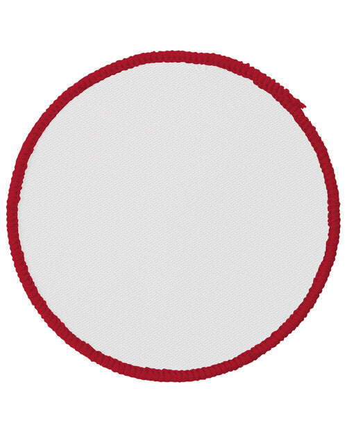 Ready Range RR01 Circular Badge with overlocked edge Great for print or embroidery(25 PACK)