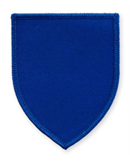 Ready Range RR05 shield Badge with overlocked edge Great for print or embroidery (25 PACK)