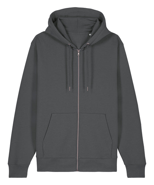 Stanley/Stella SX712 Unisex Cultivator 2.0 iconic zip-thru hoodie sweatshirt Dark Colours