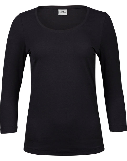 Tee Jays Ladies Stretch 3/4 Sleeve T-Shirt - COOZO