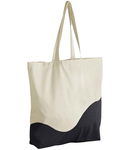 Westford Mill W235 Organic Cotton Wave Print Maxi Tote