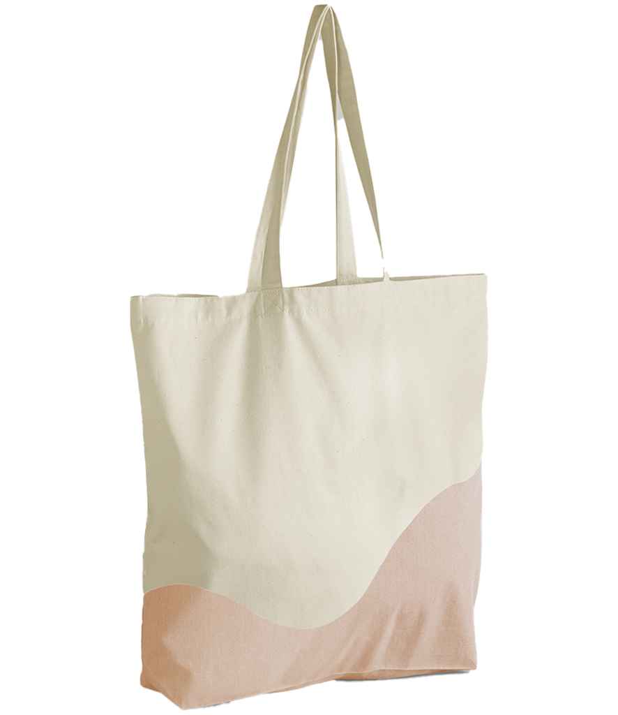 Westford Mill W235 Organic Cotton Wave Print Maxi Tote