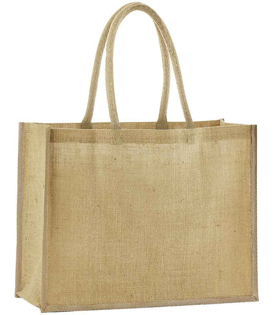 Westford Mill W470 Westford Mill Natural Starched Jute Classic Shopper