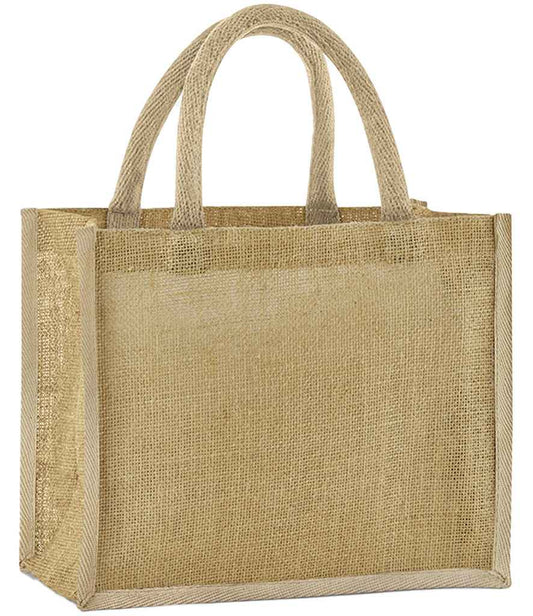 Westford Mill W473 Westford Mill Natural Starched Jute Midi Tote Bag