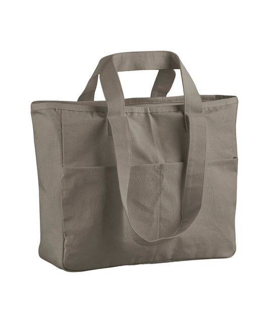 Westford Mill W604 Double Handle Cargo Pocket Tote