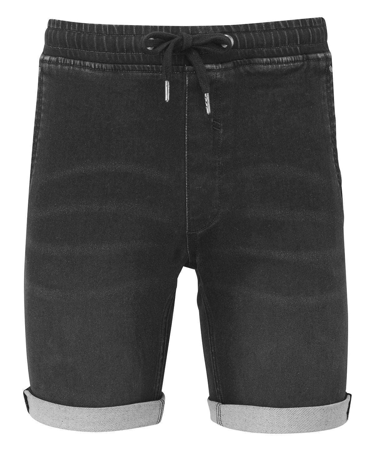 Wombat WB907 Men?¡¥s  denim drawstring special wash lived-in look shorts - COOZO