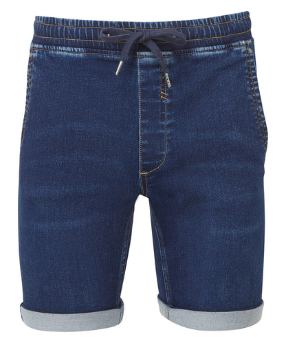 Wombat WB907 Men?¡¥s  denim drawstring special wash lived-in look shorts - COOZO