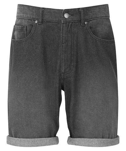 Wombat WB908 Men’s denim shorts 100% Cotton Washed denim effect - COOZO