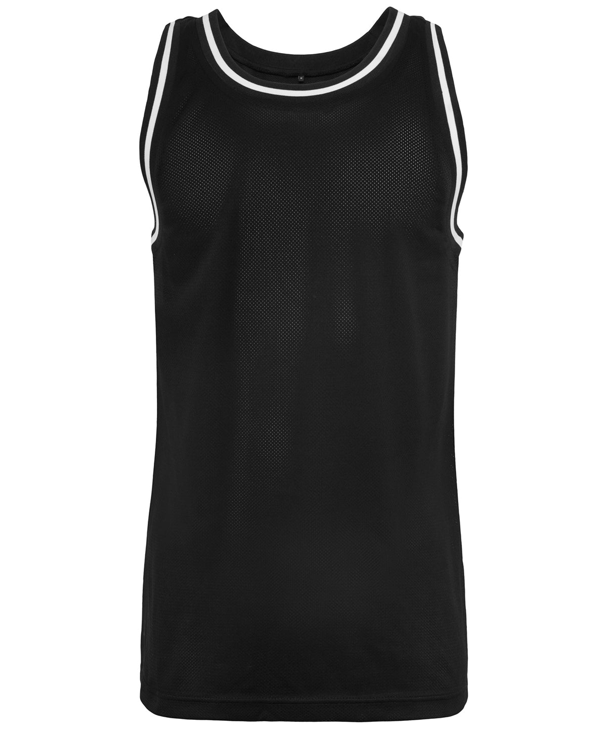 Build Your Brand BY009 Mesh tank top 100% Polyester classic Jersey style - COOZO