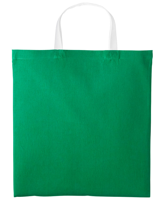 Nutshell RL130 Varsity cotton shopper short handle 100% Cotton Reusable sustainable and multifunctional