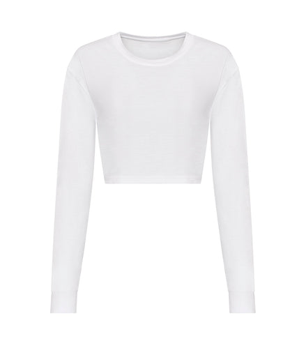 AWDis JT016 Women's Long Sleeve Cropped T-Shirt - COOZO