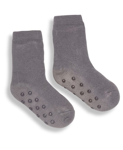 The kids Ribbon luxury Eskimo-style fleece socks - COOZO