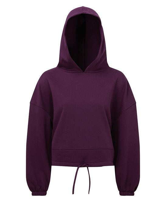 Women's TriDri cropped oversize hoodie (TR085) - COOZO