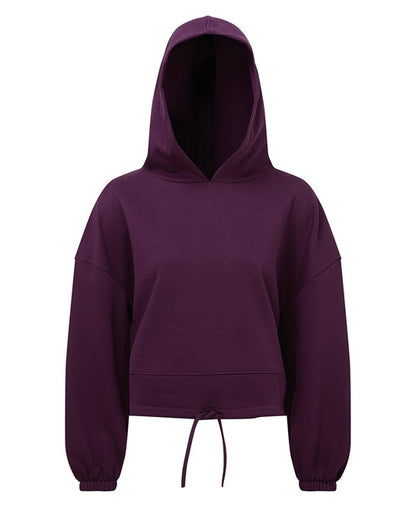 Women's TriDri cropped oversize hoodie (TR085) - COOZO