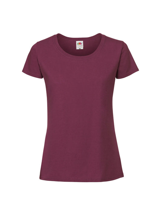 Fruit Of The Loom 61424 Ladies Ringspun Premium T-Shirt - COOZO