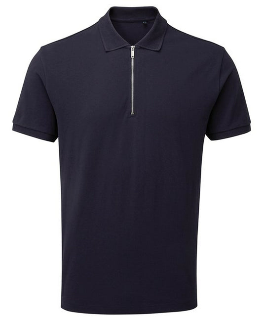 Asquith & Fox AQ013 Mens Zip Polo Shirt - COOZO