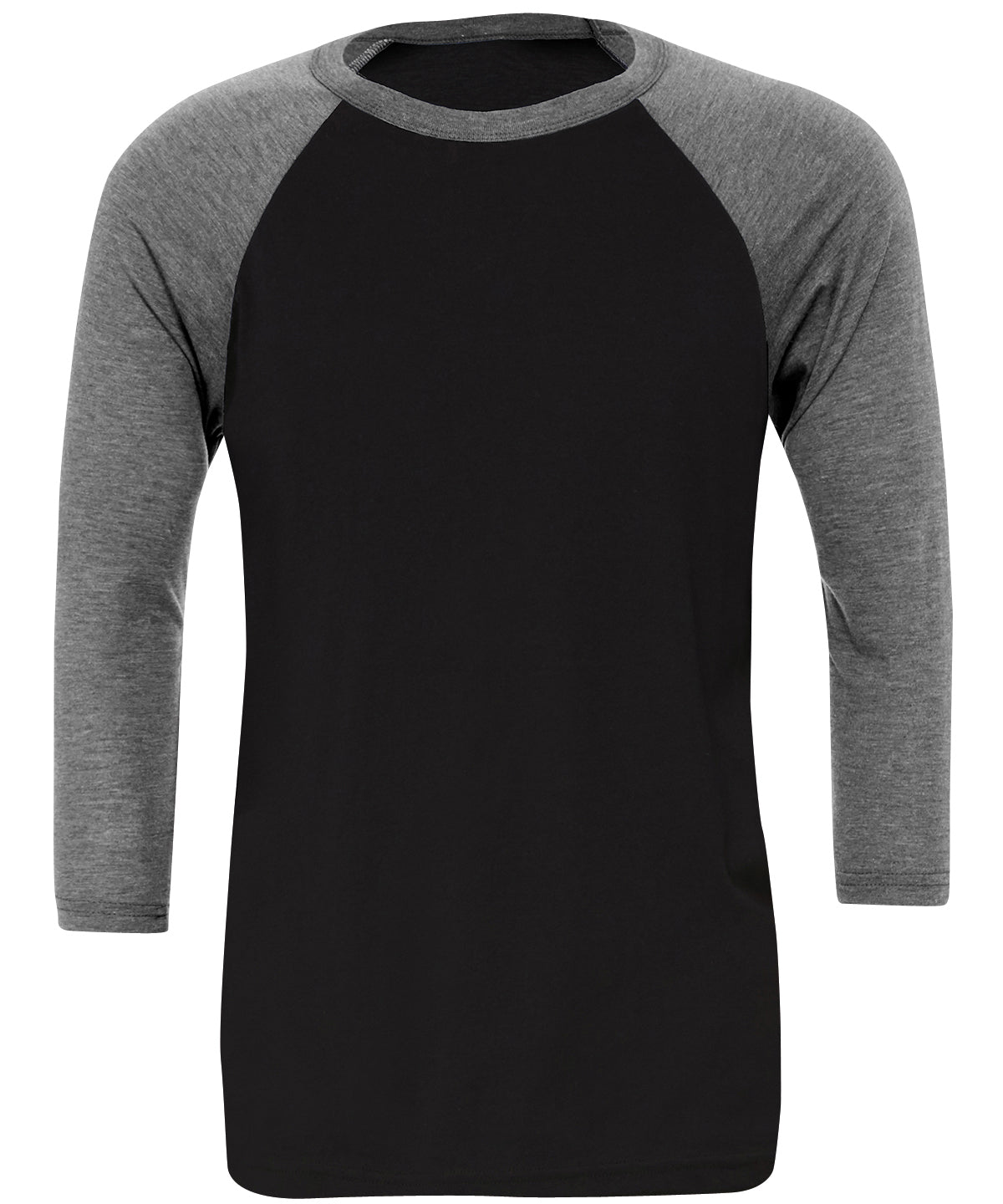 Unisex triblend sleeve baseball t-shirt (CA3200) - COOZO