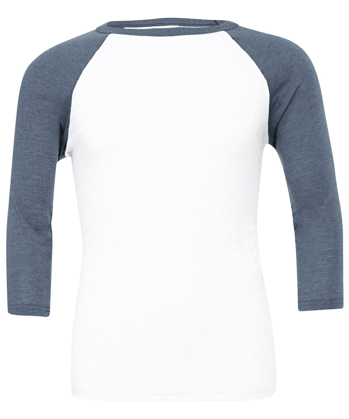 Unisex triblend sleeve baseball t-shirt (CA3200) - COOZO