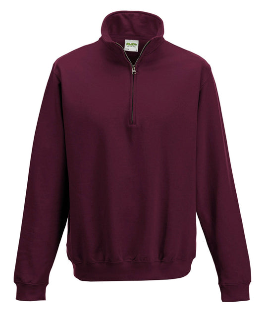 AWDis JH046 Just Hoods Sophomore Zip Neck Sweatshirt - COOZO