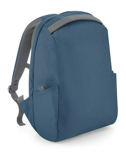 QD924 Quadra Project Recycled Security Backpack - Slate Blue - ONE-SLATBLU1S