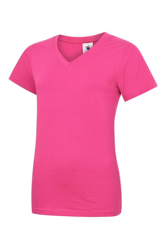 Uneek Clothing UC319 Ladies Classic V-Neck T Shirt - COOZO