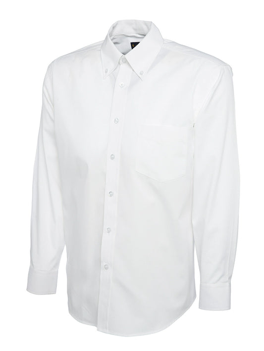 Uneek Clothing UC701 Mens Pinpoint Oxford Full Sleeve Shirt - COOZO