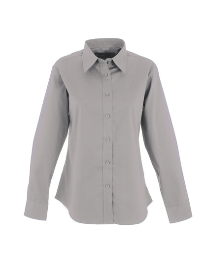 Uneek Clothing UC703 Ladies Pinpoint Oxford Full Sleeve Shirt - COOZO