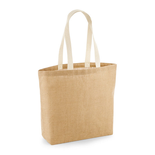 Westford Mill W458 Unlaminated Jute Shopper - COOZO