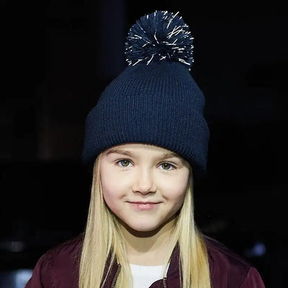 COOZO-Beechfield Kids Reflective Bobble Beanie £¨B406B£©